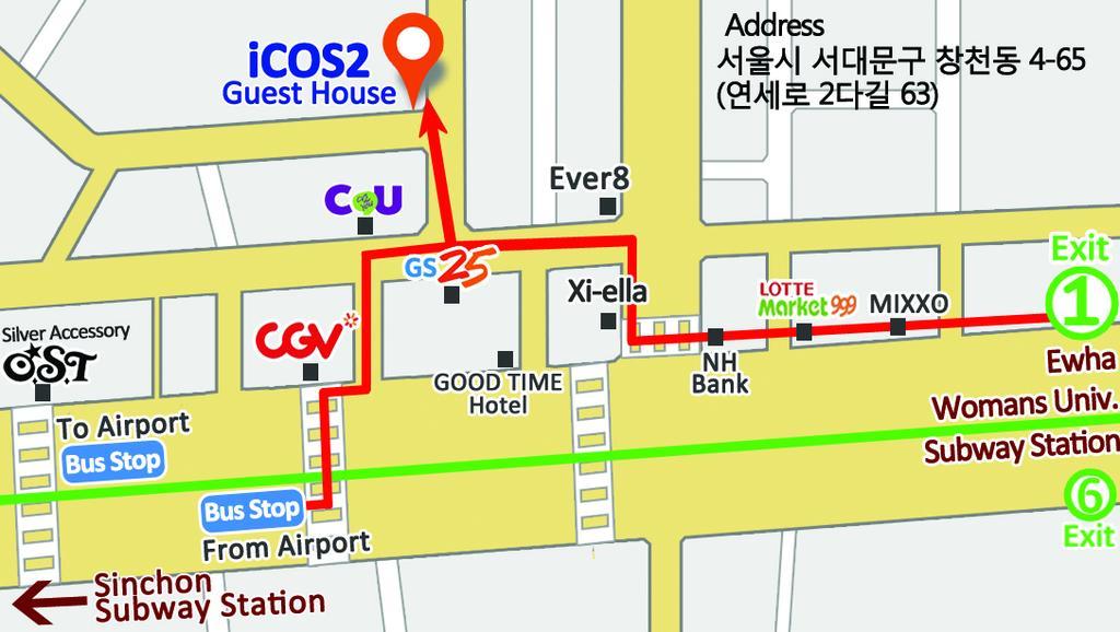 Icos Guesthouse 2 For Female Seoul Exterior foto